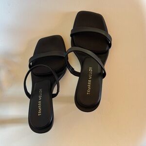 Tamara Mellon Elegant Black Sandals